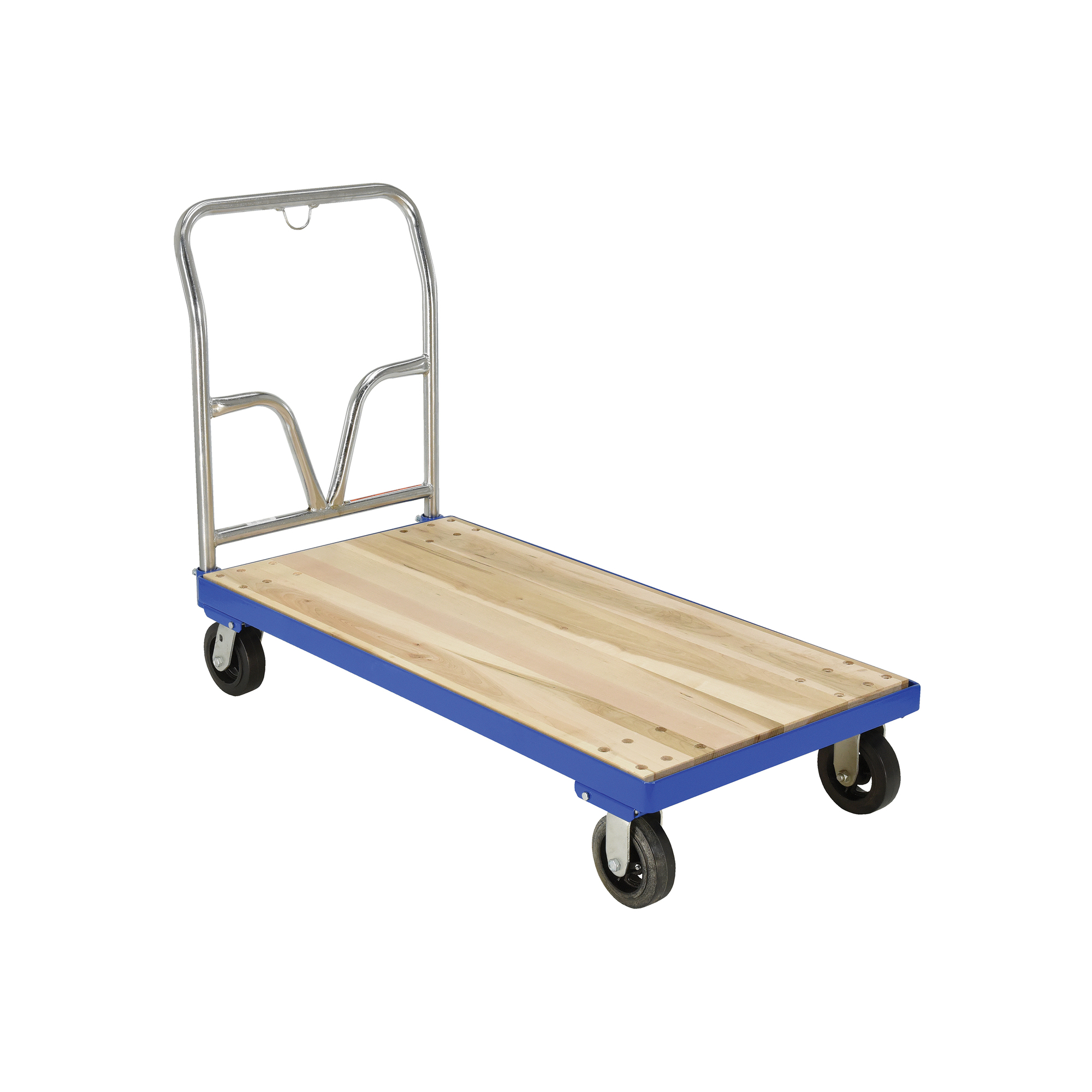 Vestil Hardwood With Steel Frame Platform Truck 24 In x 48 In 1,600 Lb. Capacity Tan